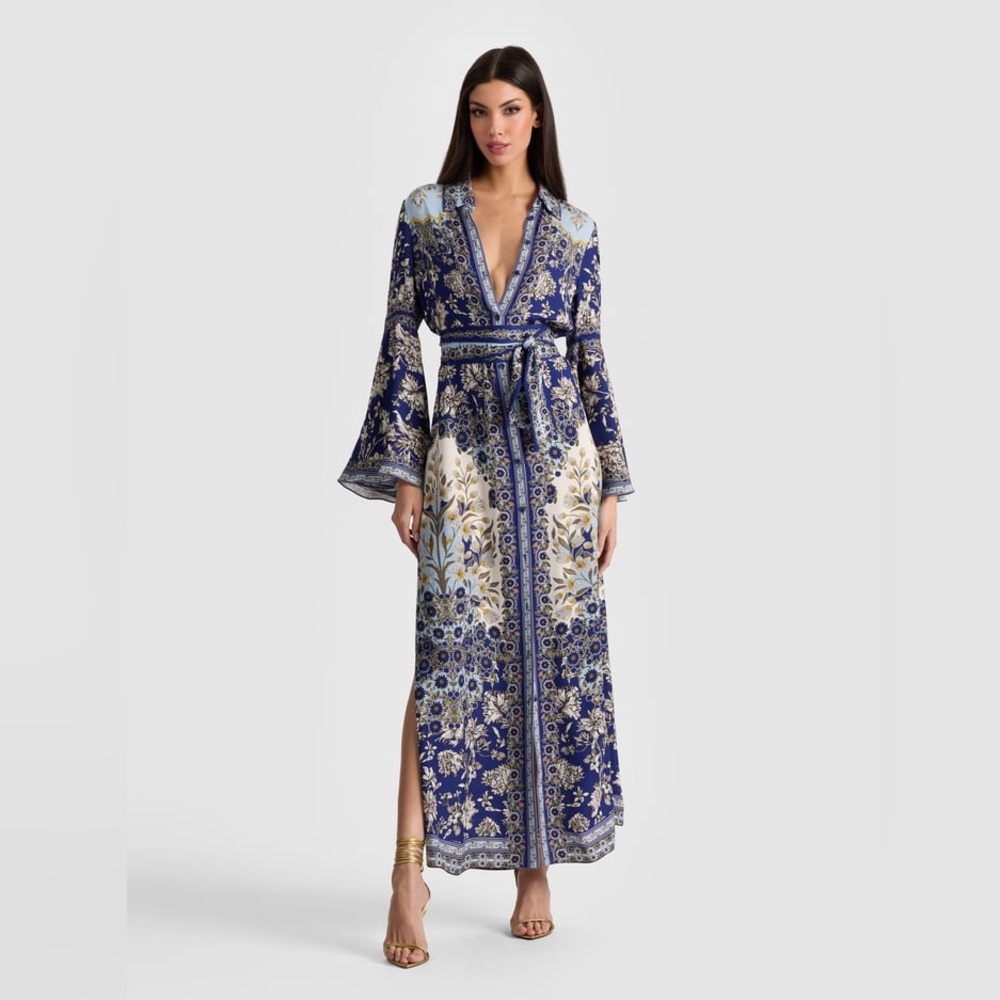 Alice + Olivia Chassidy Bell Sleeve Dress (NWT)